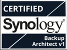 Synology-Zertifizierung von Jürgen Bögl zum Backup Architect v1